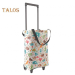 Ratastega toiduk&auml;ru Kokkupandav veerev ostukorv 2-&uuml;hes kokkupandav disain kaasaskantav kott Veekindel trepist ronimine Teleskoopk&auml;ru kandekott