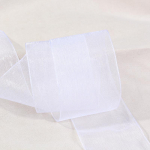 10 jardi/partii L&auml;bikumav &scaron;ifoonlint Organza satiinlint kingituste pakkimiseks, kaunistuseks, pulmakimpude jaoks, peokaunistuseks, p&auml;rjaks, pitskangas 6mm