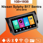 Autoraadio Android Auto Carplay Nissan Sylphy B17 Sentra 2012-2018 jaoks Multimeediam&auml;ngija Peak Unit Stereo GPS-navigatsioon BT WIFI 1+16GB 1+16GB
