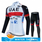 2024 Pro Winter Thermal Fliisist rattas&auml;rkide komplektid pikkade varrukatega jalgrattariided MTB rattar&otilde;ivad Maillot Ropa Ciclismo rattakost&uuml;&uuml;m S