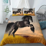 Jooksev hobune 3D voodipesukomplekt King Queen Double Full Twin Single suurus voodipesukomplekt 135x200cm 2pcs