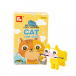Pusle M&auml;nguasjad Ehitusklotsid Pliiatsiteritaja Loomakujuline Pliiatsiteritust&ouml;&ouml;riistad Koolitarbed CAT