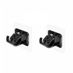 2 tk reguleeritav isekleepuv konks, rippuv klamber, kardinapuu hoidikud seinaklambri hoidiku riiul