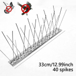 33/50 cm r&otilde;du tuvi naelad ja linnut&otilde;rjevahend linnupeletuskomplekt lindude okkaelte vastu 33CM