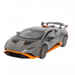 1/32 Lambos Huracan STO Sulamist Mudelauto M&auml;nguasi Diecasts Metallvalu Heli ja Valgus Tagasit&otilde;mmatav Auto M&auml;nguasjad Lastele S&otilde;iduk hall