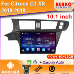 Android Citroen C3-XR 2010-2018 jaoks Autoraadio Stereo Multimeediam&auml;ngija Stereo WIFI Android Auto Carplay 5G WIFI DSP 2 DIN 4 core 1GB+32GB carplay