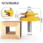 1 tk 6/6,35/8/12/12,7 mm 45&deg; lukuga kaldfrees Router Tenon frees Puidut&ouml;&ouml;tlemist&ouml;&ouml;riist puidut&ouml;&ouml;riistadele Karbiidisulam 11