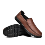 Mood2024 Nahast Meeste Vabaajajalatsid Itaalia Meeste Mokassiinid Loafersid Slip-on Meeste Korterid Hingavad Meeste S&otilde;idujalatsid K&auml;sit&ouml;&ouml;jalatsid 44 pruun