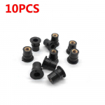 M6 mootorratta esiklaasi kruvid poldid mutrid meetrilised kummist kaevu mutrid 10 / kinnitusdetailid kruvid poldid mutrid