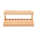 9 Slot Wooden Rack for Pen Storage and Makeup Brushes in Apartment Brown