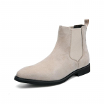 Moodsad Kevad S&uuml;gis Meeste Pahkluusaapad Briti Trend Suede Nahast Meeste Platvormi Kauboi Saapad K&otilde;rged Meeste Chelsea Saapad Botas Masculinas 38