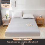 Libisemisvastane pestud puuvillane voodikate, tolmukindel madratsikate 1,8 m 90x200cm valge