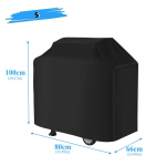 BBQ grilli grilli kate UV kaitse grilli kate tolmu veekindel BBQ kate v&auml;listingimustes BBQ gaasigrill kate grilli suitsuahju kate