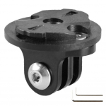 Jalgrattakaamera kinnitus Garmin Gopro jalgrattakompuutrile meeste/naiste hoidik, alumiiniumsulamist jalgrattakaamera valgusti kinnitusalus