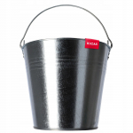 KADAX Wiadro Wiaderko Ogrodowe Ocynkowane metalowe 15 L