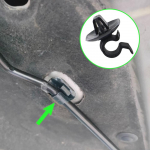 2 TK uue kapoti kapoti varda tugiklambri tugiklambri hoidik 792834 Citroen C4 2004 2005 2006 2007 - 2010 kinnitusdetailide hoidiku jaoks