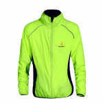 Wosawe Meeste peegeldav rattas&otilde;idu tuulekindel veekindel hingav spordi pikkade varrukatega ratta tuulejope XL roheline