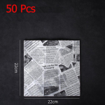 LMETJMA 50 tk Premium Deli paber V&otilde;ileiva pakkepaber Rasvakindel Kleepumatu Pergamentpaber K&uuml;psetuspaber Leiva Pizza jaoks JT69