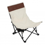 Rannatool Multifunktsionaalne mugav tugi Kerge kaasaskantav kokkuklapitav lamav seljatoe rand beež