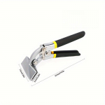 Metallist k&auml;sitsi painutavad tangid, reguleeritav nurk, lukustusl&uuml;liti disain, k&auml;eshoitav metallplaadi painutuspinkide komplekt Black 2.95 inches