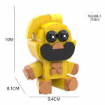 Smiling Critters Koerap&auml;ev ja Kassiuni ehitusklotside komplekt Kassiuni Koerap&auml;ev Catnat Klotsid Kingitus lastele