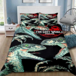 Dinosaurused Jurassic Park 3D Prinditud Voodipesukomplekt &Uuml;he-, Twin-, T&auml;is-, Queen-, King-suuruses Voodikomplekt T&auml;iskasvanu Laste Magamistoa Voodipesu Kingitus 135X200cm-2pcs