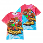 10 v&auml;rvi Funny Burgerpommes ICrimax Cartoon T-s&auml;rk Lahe naiste Meeste T-s&auml;rk O kaelusega Casual Unisex Streetwear Mood Laste T-s&auml;rk XXS