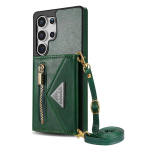 T&otilde;mblukuga telefoni&uuml;mbris kaardipesade ja pildiraamiga iPhone'i jaoks. Samsungi 3 kokkupandav nahast rahakoti&uuml;mbris koos eemaldatava rihmaga Samsung S25 Plus