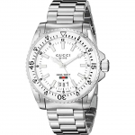 Gucci YA136302 Dive Roostevabast terasest 40mm Meeste k&auml;ekell 40