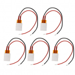 5 tk PTC k&uuml;tteplaat alumiiniumsulamist keraamiline termostaat PTC k&uuml;tteelement 200 celsiuse punane must kaabel