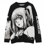 Hip Hop Streetwear Vintage Style Harajuku Sviiter Anime T&uuml;drukute Kootud Death Note Pullover Sviiter M must