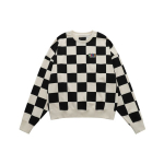 Vans Ruuduline &Uuml;mmarguse Kaelusega Dressipluus Meeste dressipluus Must VN0A5H98J0Z XXL