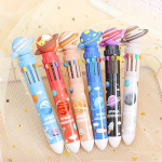 10 tk v&auml;rvilised Happy Planet Design 10 v&auml;rvi pastapliiatsid kirjutusvahendite jaoks tagasi kooli Random colors 10pcs