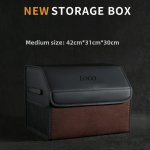 Auto Suure Mahutavusega Hoiukast Pagasiruum Multifunktsionaalne Kokkupandav Nahkmaterjalist Hoiukast Sobib Polestar 1 2 3 4 jaoks medium size