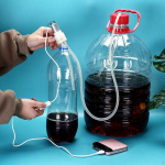 Elektriline sifoonpump veini &uuml;lekandmiseks, isepriming, kompaktne disain villimiseks kombucha ja &otilde;lle jaoks 100cm tube