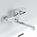 K&ouml;&ouml;gisegisti Seinakinnitusega &Uuml;hek&auml;epidemega Segisti Kraan Valamukraan P&ouml;&ouml;rlev Kuum K&uuml;lm Vesi Segisti Mopibasseini Kraan Valamukraan