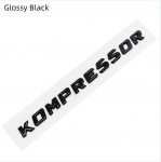 3D ABS Kompressor T&auml;hed Auto Tagumine Pagasiruum Poritiib Embleem M&auml;rk Auto Kleebis Kleebised C230 C200 C180 SLK CLK 200k SL CLS jaoks Glossy Black(18.8cm x 1.4cm)
