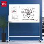 Reguleeritav mobiilne kahepoolne magnetiline tahvel 150x90cm kodu- ja klassiruumi kasutamiseks