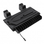 RGB Jahutusjaam PS5 jaoks Multifunktsionaalne Reguleeritav Jahutusventilaatori Kiirus Kahekordne Laadimisalus PS5 jaoks must