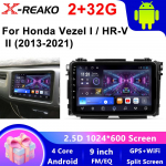 Honda Vezel I HR-VI jaoks(2013-2021) Android 2 Din Autoraadio Carplay 4G+WIFI GPS Navigatsioon Multimeedia Video M&auml;ngija Stereo BT 4 core 2GB+32GB carplay