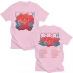 Imagine Dragons B&auml;nd Loom Tuur 2025 Uued T-s&auml;rgid Meeste Naiste Mood Hip Hop Retro T-s&auml;rk Puuvill L&uuml;hikeste Varrukatega Tees Esteetilised Topid XL