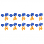 10pcs Christmas Trees shape Thermoplastic Rubber Ear Plugs Sleep Work Noise Reduction with Wire