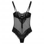 Calvin Klein Black Label Seksikas pitsiline l&auml;bipaistev kehakost&uuml;&uuml;m Naiste kehakost&uuml;&uuml;mid Ruumi-must QF8033-1 S