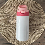 12 untsi sublimatsiooniga sirge Sippy Cupi &uuml;mberp&ouml;&ouml;ratav lastepudel roostevabast terasest topeltseinaga veeklaas &otilde;lgedest Sippy pudeliga 12oz