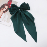 Elegantne kaarpaelaga juukseklamber naistele Moodne soliidne satiinist vedruklamber Lihtne juuksen&otilde;elaga peapael klambritega T&uuml;drukute juukseaksessuaarid