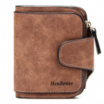 PU-nahast l&uuml;hikese siduriga rahakott naistele lukuga, lukuga m&uuml;ndikott, mitme pesaga kaardihoidja &uuml;mbris khaki