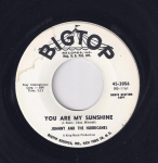 7-tolliline plaat JOHNNY & THE HURRICANES - You Are My Sunshine 453056 Bigtop 1960 USA Rock Kasutatud