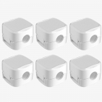 6 tk/komplekt Magnetkaabliklambrid Kaablikorraldaja Reguleeritav juhtmehoidik laua all Korralduskaablihaldushoidik