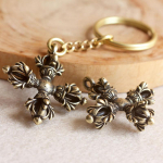 Vintage Brass Cross Vajra Diamond Pestle v&otilde;tmehoidja ripats autokoti kaunistused