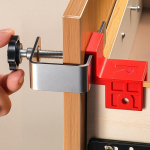 2Pcs Drawer Front Installation Clamps Fixing Clamp Assembly Easy to Use Cabinet